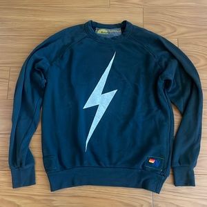 Aviator Nation - Bolt Crewneck sweatshirt, unisex size small